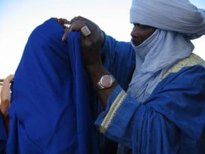 acceil à l'arrivée dans le Tassili N'Ajjer