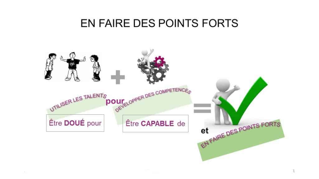 Transfomer talent et compétence en point fort