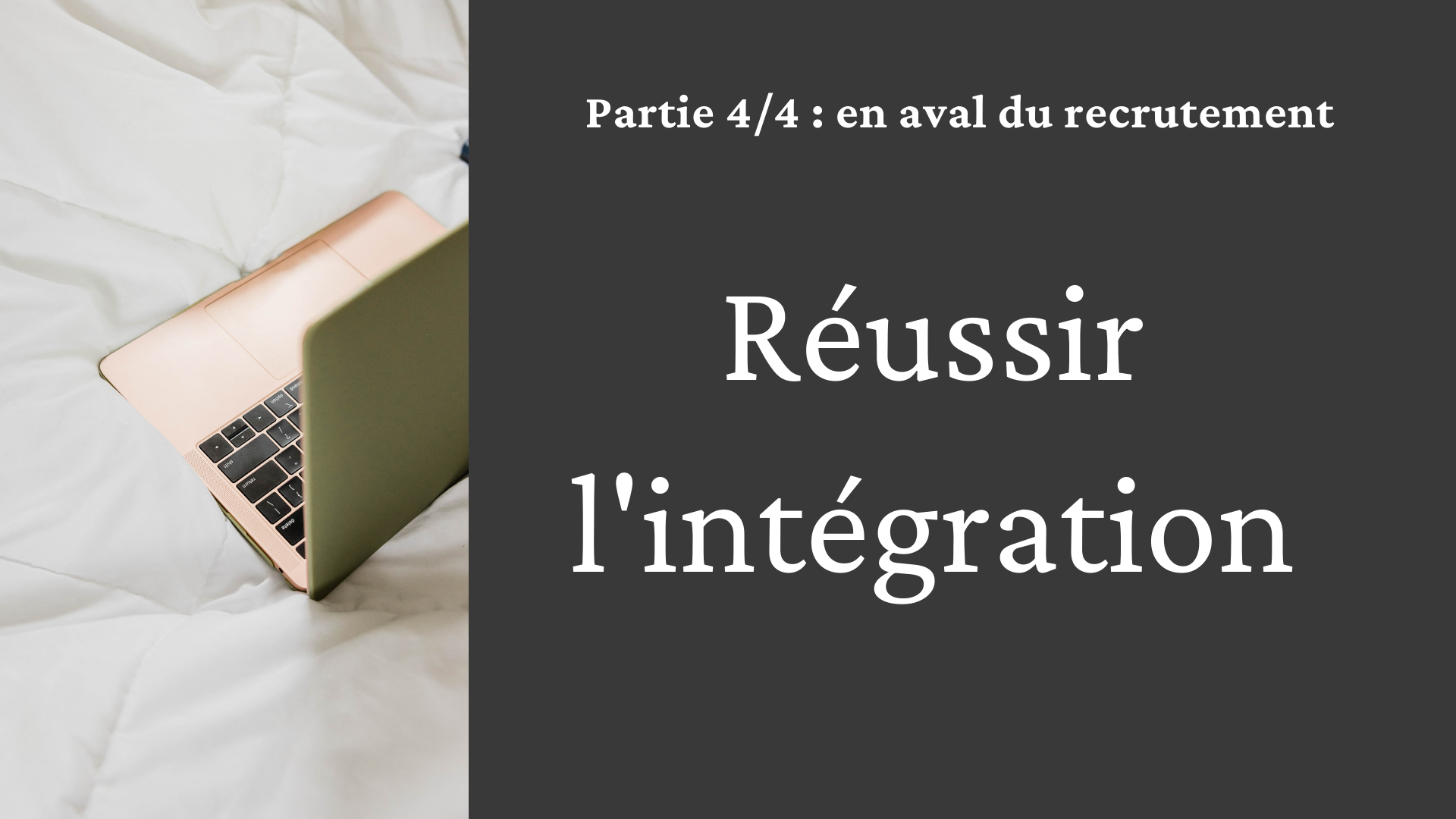 Image ordinateur et texte 'Réussir l'intégration'